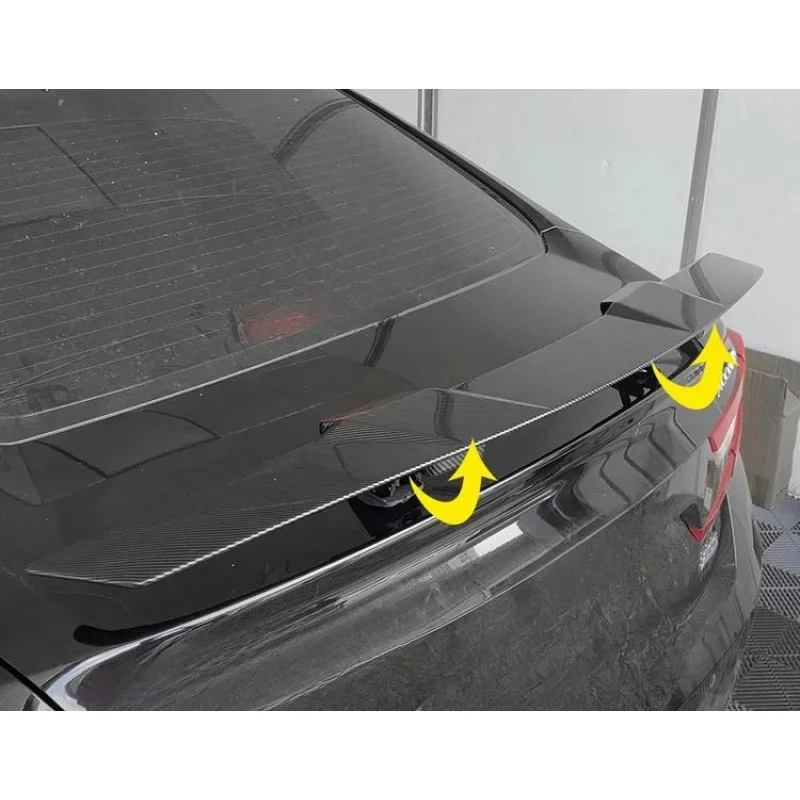 Yatilans Ausgewählte Langlebige Autoteile Carbon-Faser Automatischer Universeller Heckspoiler Flügel für Limousinen