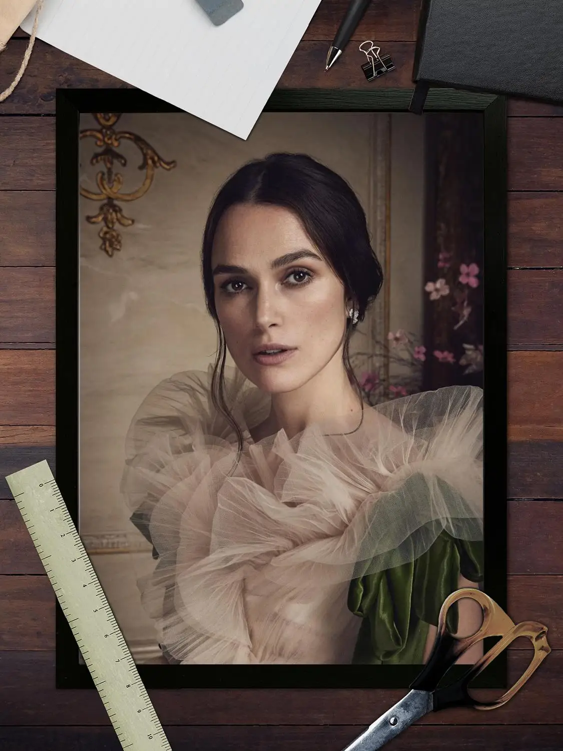 ملصق فني من قماش كيرا نايتلي وفن جداري، طباعة صور، ديكور غرفة نوم عائلية حديثة، ملصقات، لوحة زخرفية