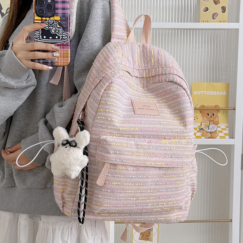 2026 New Fashionable, High Quality, Fresh, Versatile Backpack for Student Leisure, Large Capacity, Lightweight Backpack