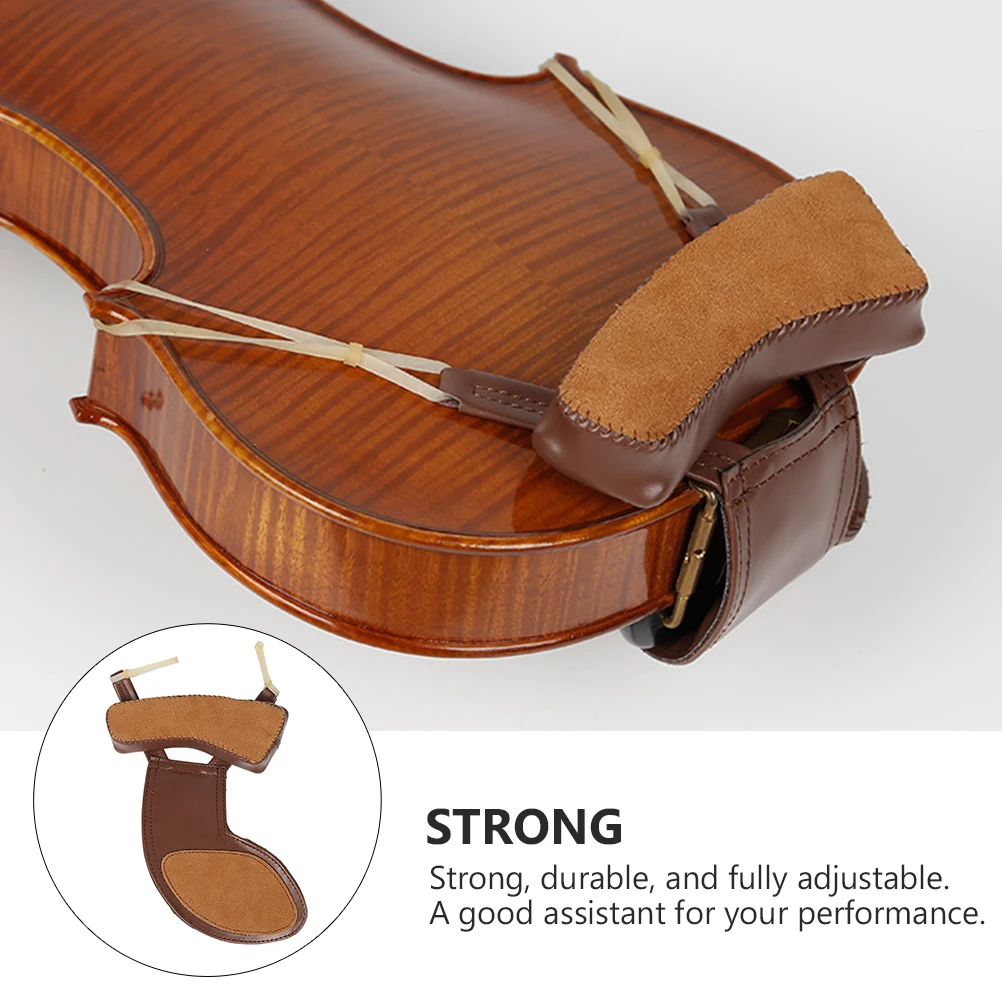 

Component Violin Shoulder Pad Set Rest Sheepskin Chin Rests for Violins and Violas