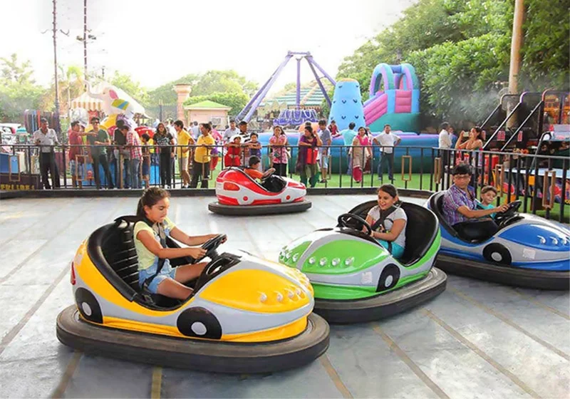 Commercial Bumper Cars for Amusement Parks - Electric Powered Double Seat, Safety Certified & Customizable