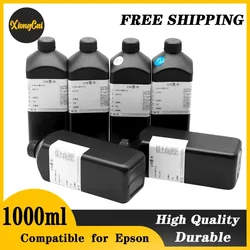 1000ML LED UV Ink For DX4 DX5 DX6 DX7 DX10 TX800 XP600 Printhead For Epson 1390 L800 L1800 L805 R1800 R1900 UV Modified Printer