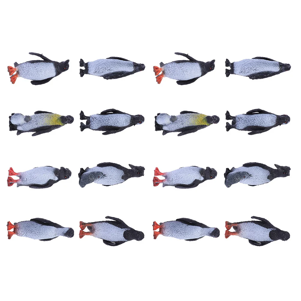 

24 Pcs Penguin Ornaments Simulation Figurine Animal Model Realistic Resin Toy House Animals Outdoor