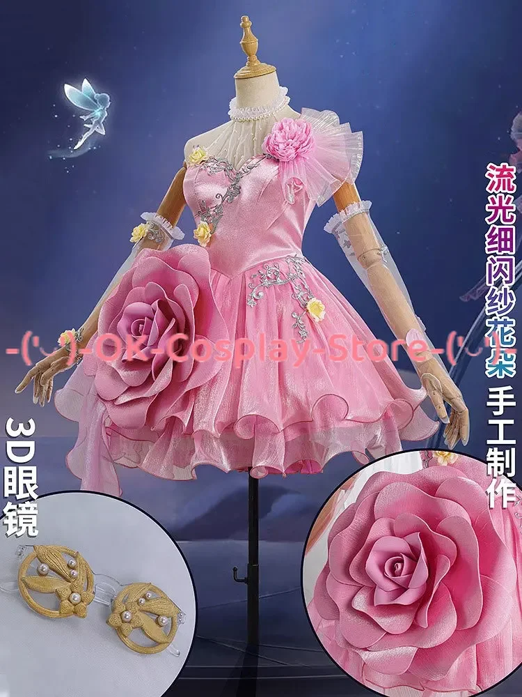 Disfraz de bailarina Margaretha Zelle para mujer, traje de Cosplay de juego Identity V Sylphide, traje de Halloween, ropa de Anime hecha a medida