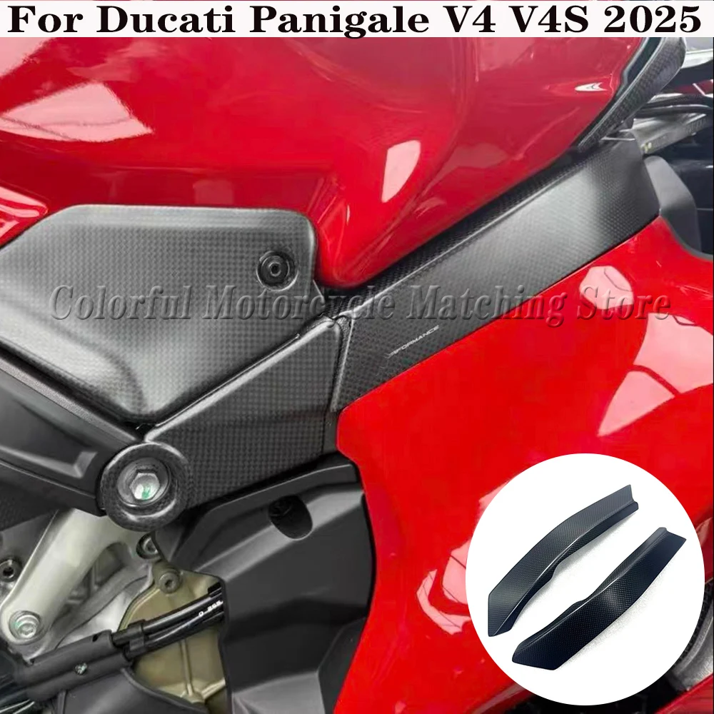 

25 New For Ducati Panigale V4 V4S 2025 Real Carbon Fiber Motorcycle Fairing Kit matte Accessories