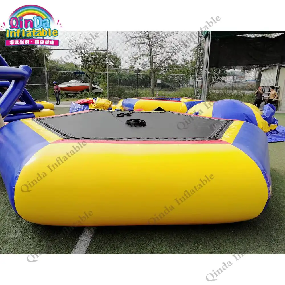 rk Equipment Jumping Games 5M Diameter Inflatable Water Trampoline With Air Pump