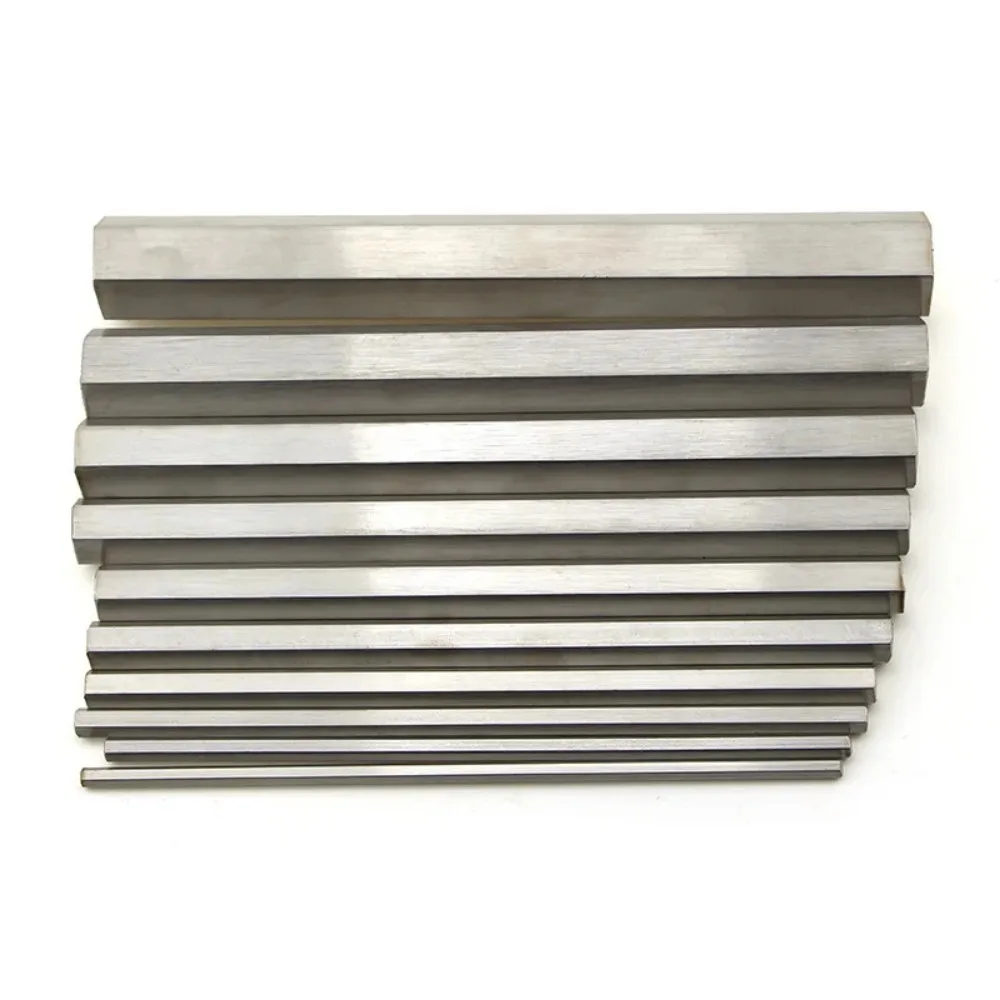304 Stainless Steel Hex Rod Bar 5mm 6mm 7mm 8mm 10mm 12mm 15mm Linear Shaft Metric Bars Ground Stock 300mm Customize Length