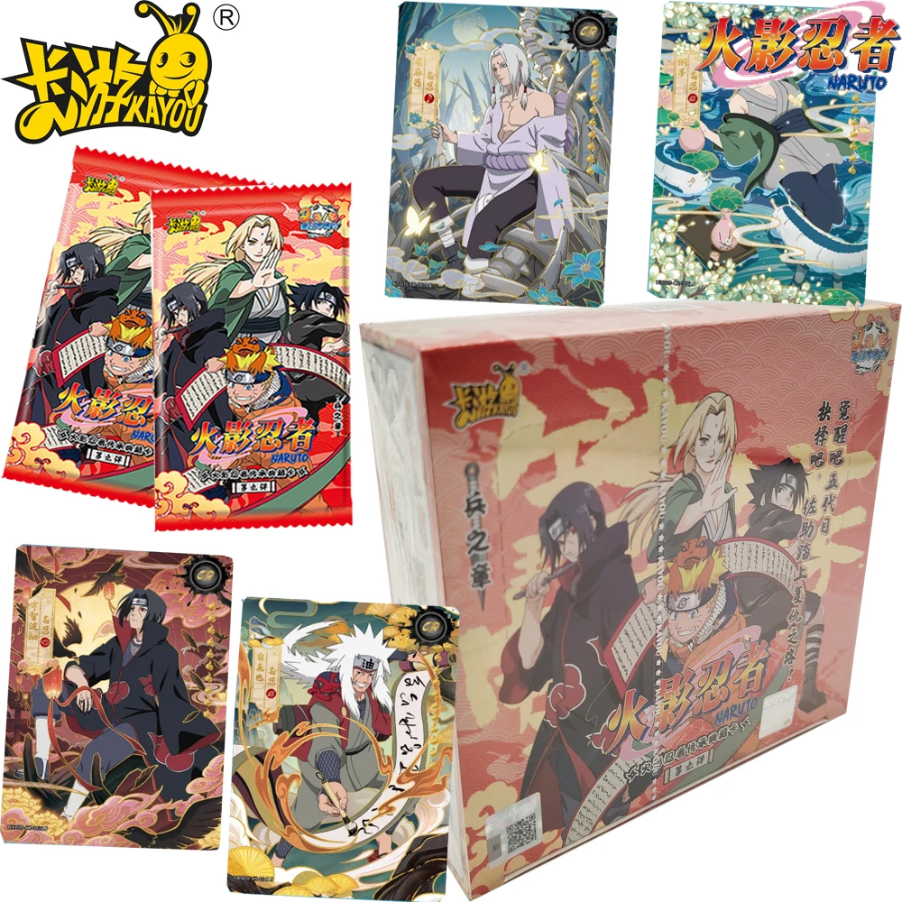 

Official KAYOU Naruto Collection Cards Popular Protagonist Creative Cute Anime Peripheral Card Desktop Toy Kids Surprise Gift