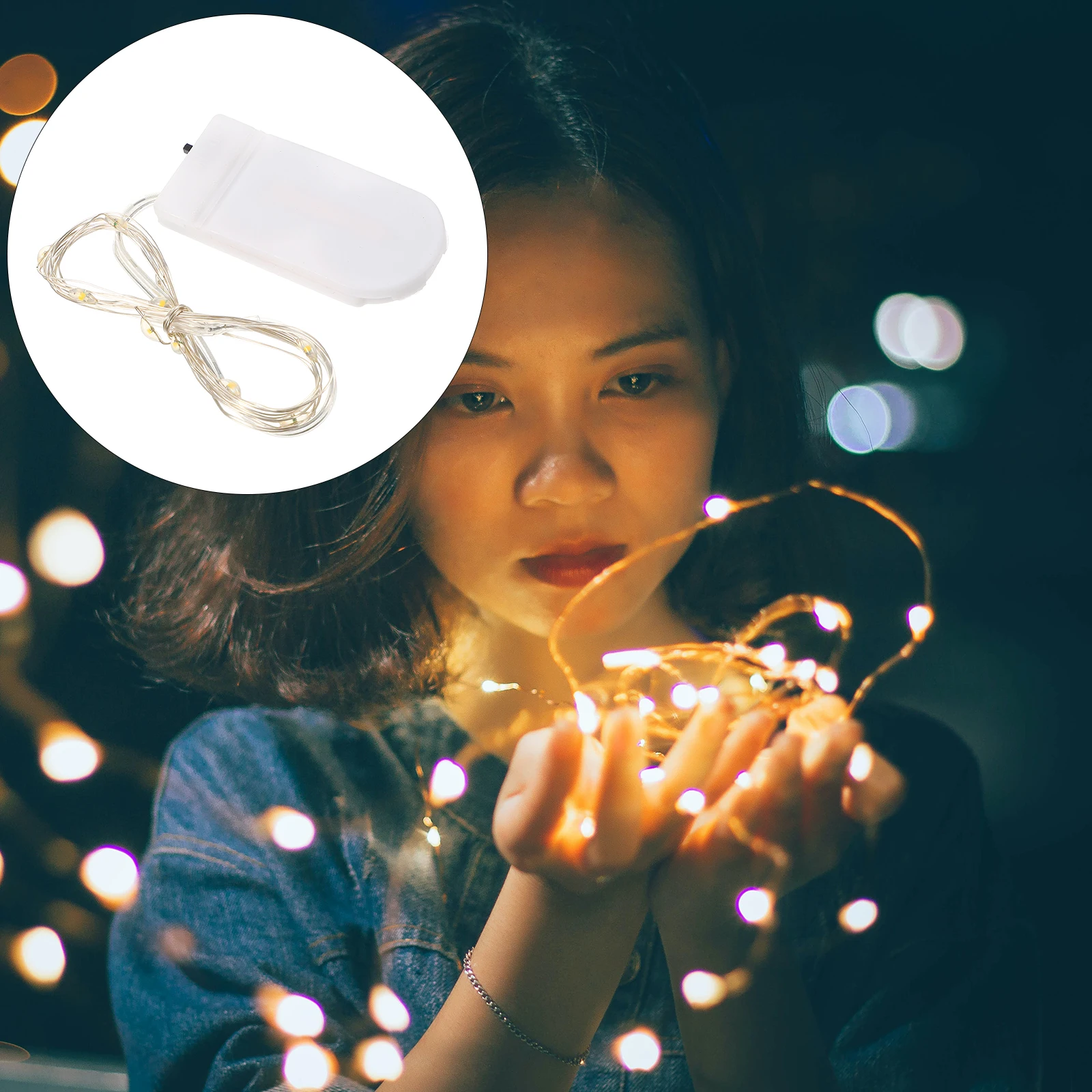 1pc Led Light String Warm Copper Wire For Gift Box Packing Party Wedding Home Decor Holiday Decoration String Lights