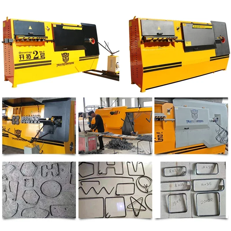 CNC Steel Hoop Bending Machine Automatic Steel Bar Stirrup Bending Machine Hoop Flat Bending Machine Factory Direct Sale Mexico