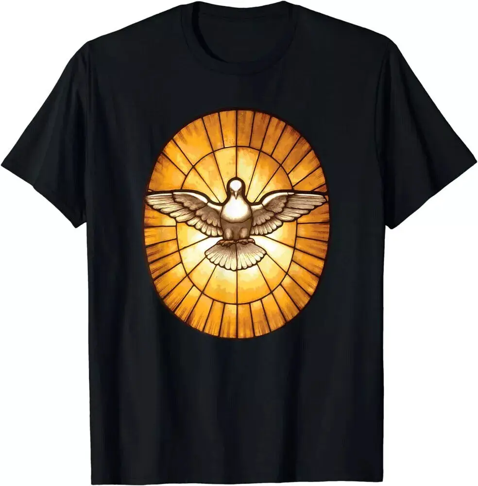 Holy Spirit Dove Bird From St. Peter's Basilica Catholic Unisex T-Shirt S-5XLHigh Quality 100%Cotton Short Sleeve