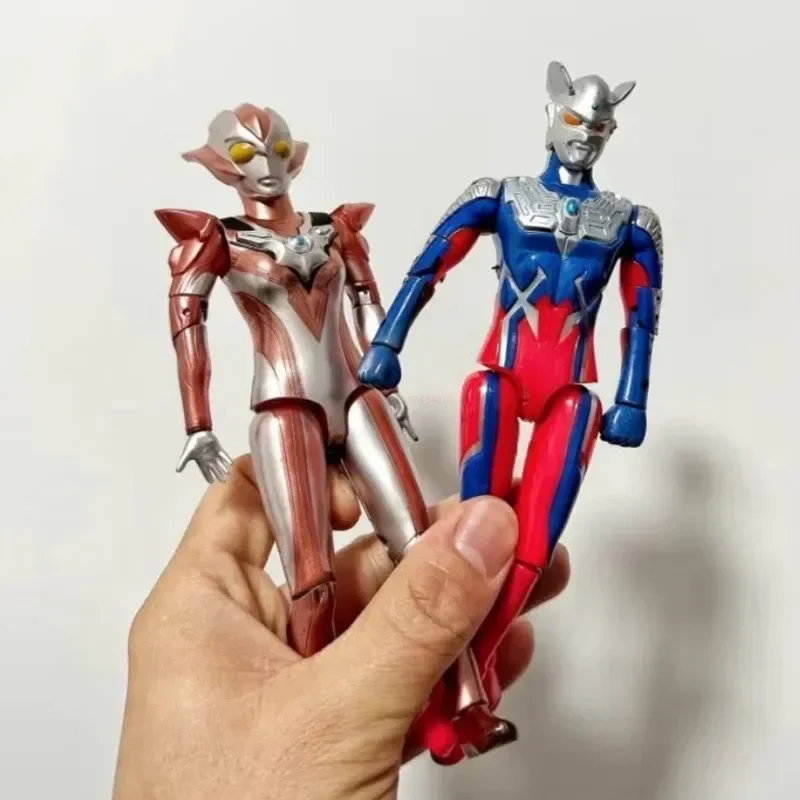 Hot 17cm Ultraman Toy Ark Zetad Delta Sky Claw Collectible Trendy Figures Shf Beria Jeddija Dekaterica Collectible Ornament Gift