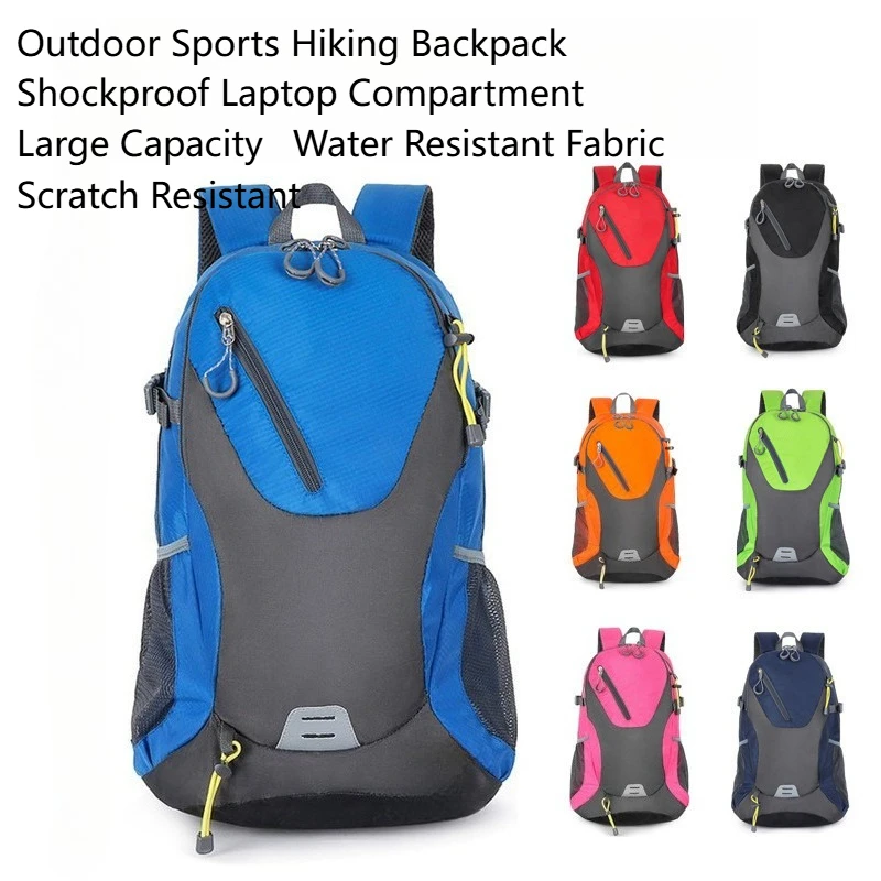 For Outdoor 40L Hiking Backpack, Large Capacity Lightweight Travel Rucksack for Camping Climbing