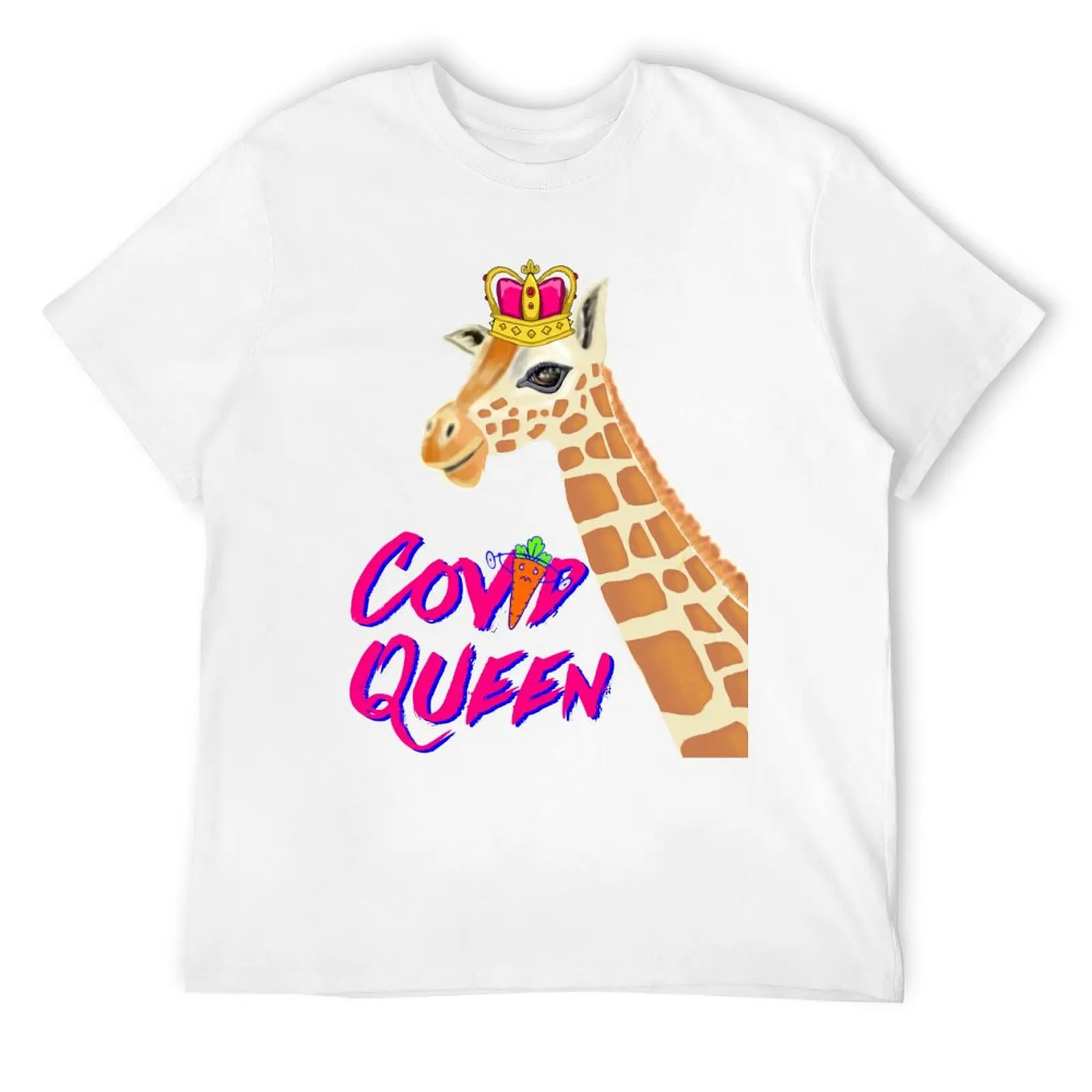 

covid queen T-Shirt sports fans custom t-shirts black t-shirts for men