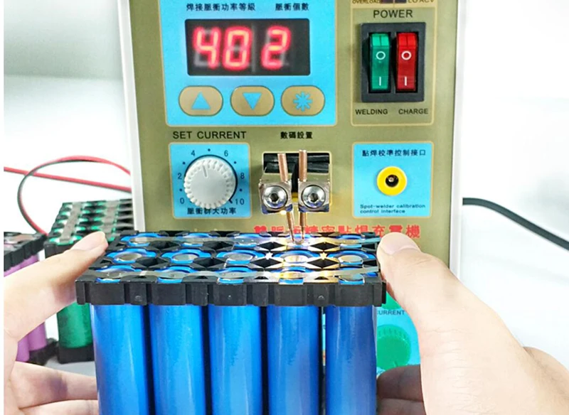 SUNKKO 788H Double-fulse Micro-computer Spot Welding Charger Lithium Battery Assembly Testing Stations