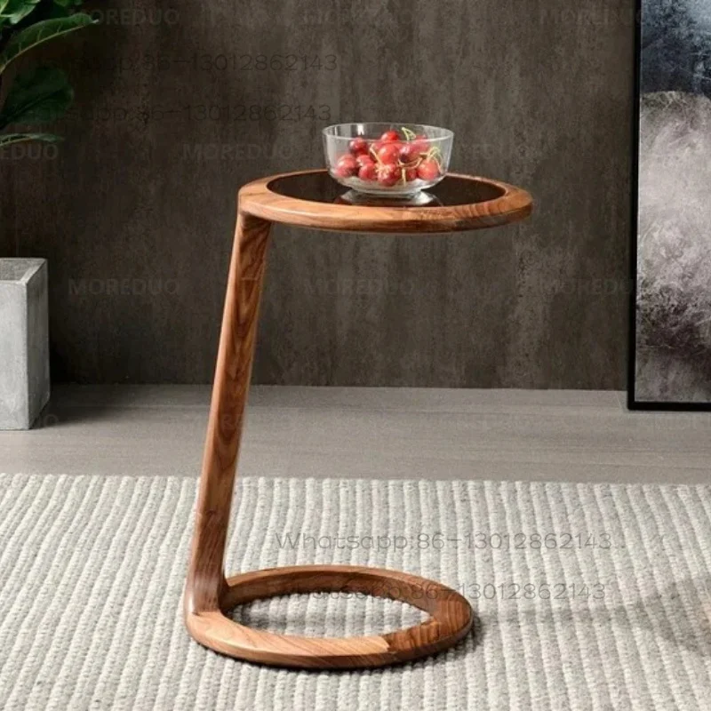 Modern Living Room Coffee Table Stainless Steel round Side Table Combination Minimalist