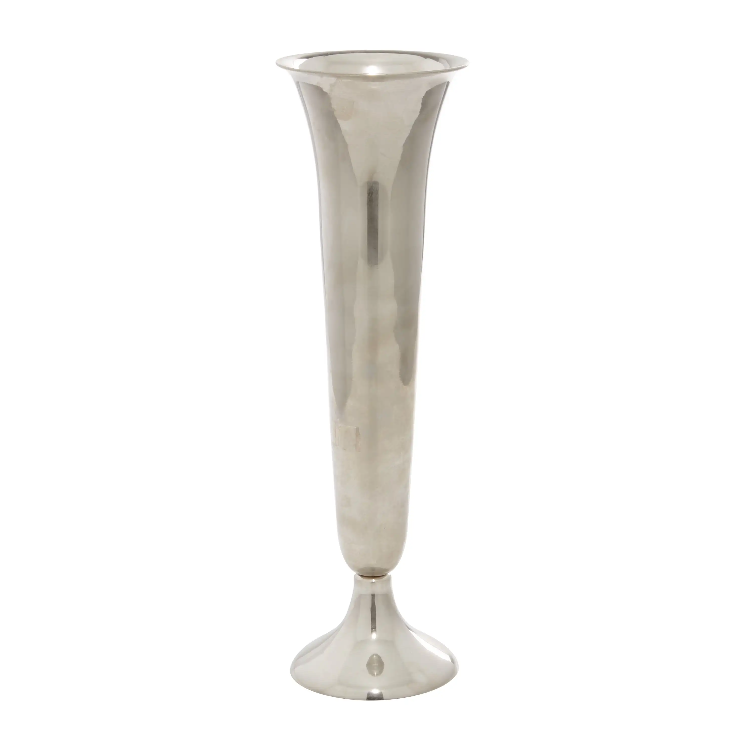 

The Novogratz 14" Fluted Silver Aluminum Vase