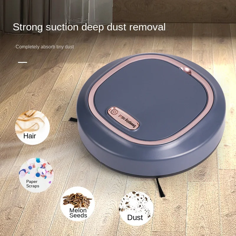 New USB Charging Intelligent Home Vacuum Cleaner Sweeping and Mopping Integrated Cleaning Robot Essential for Lazy People