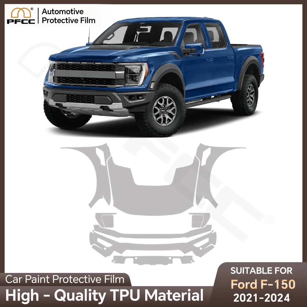 

Pre Cut PPF TPU Sticker for Ford F-150 22-23 Transparent Clear Kit Car Paint Protection Film Styling Body Decal Accessories