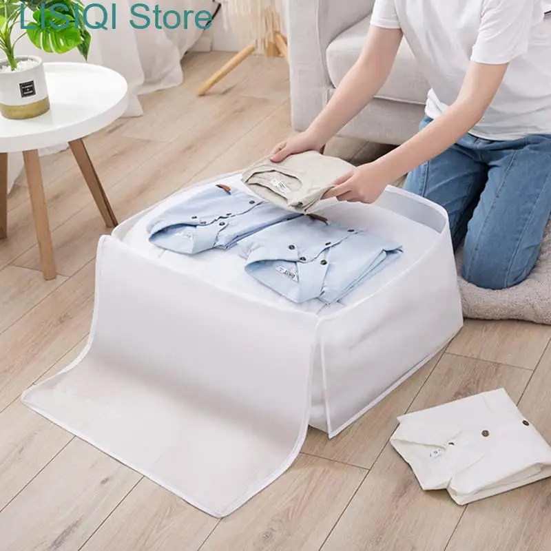 New Large Capacity PVEA Storage Bag Closet Quilt Clothes Blanket Anti-Mould Moisture-Proof Under Bed Foldable Organizers