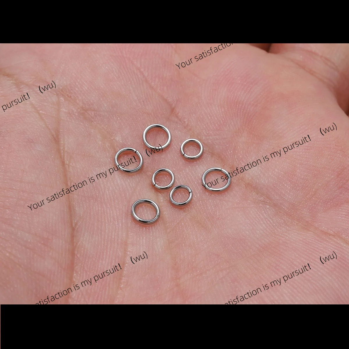 30-200Pcs 3-25mm Stainless Steel Split Ring Open Single Loops Jump Rings Connectors for DIY  Accessories