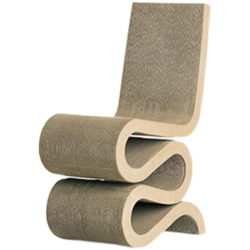 

Folded Chair Leisure Chair Household Stool Cardboard Design Model Art