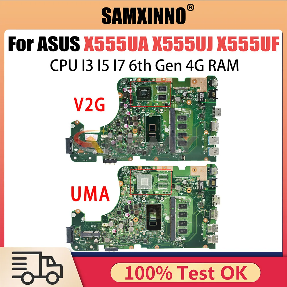 

Laptop Motherboard For ASUS X555UJ X555UF X555UA X555UB A555UJ A555UA A555UB F555UA F555UB F555UJ K555UJ K555UB K555UA DX992U