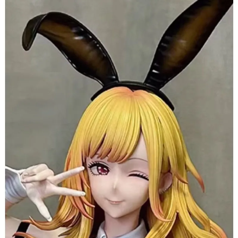 Nova Figura de Anime Kitagawa Marin de 43cm, My Dress-Up Darling, Modelo Coelhinha, Brinquedo de PVC, Ornamento Decorativo, Estátua, Presentes de Aniversário
