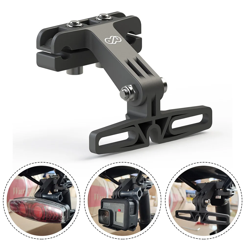 EBike Saddle Taillight Mount Holder ABS Electric Bicycle  Taillight Bracket Universal Cycling Accessories Compatible For-Gopro