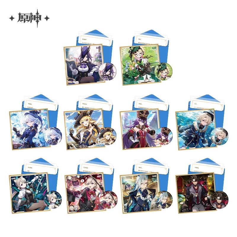 

Sunsyea Genshin Impact Official Merch miHoYo Original Authentic Fontaine Role Birthday Series Gift Box Furina Wriothesley