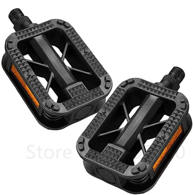 Bicycle Pedals Ultralight Flat Platform Bike Pedals for Mountain Bike 9/16 Inch 1/2 Cycling Sealed DU Bearing Pedals