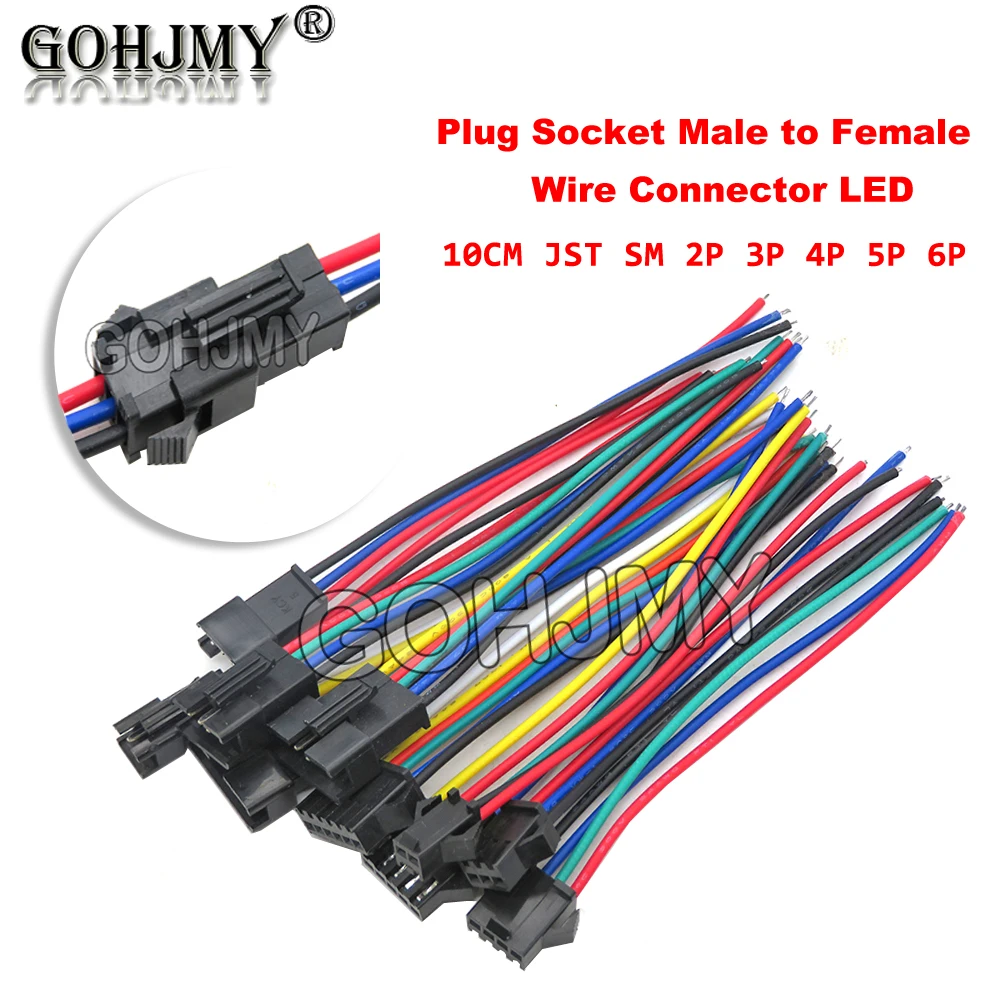 5Pair 10CM Jst Sm 2…