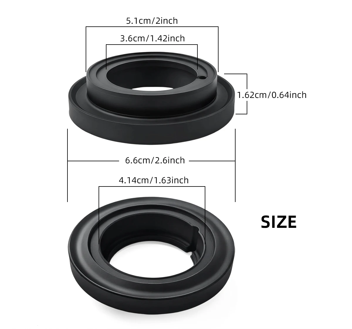 Junta de Repuesto para Filtro Compatible con Máquinas de Espresso Saeco, Gaggia, Philips, La Pavoni, Poemia HD8323 HD8327 SIN007
