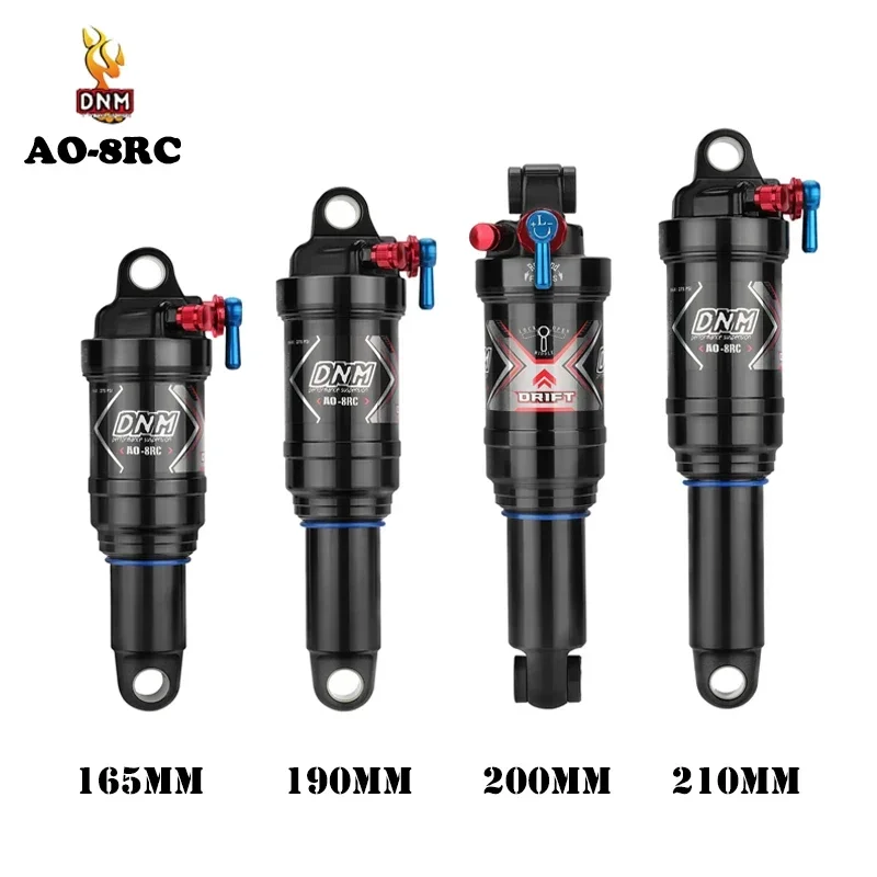 DNM AO8RC 165/190/200/210mm Bicycle Air Shock Absorber   Soft Tail Mountain Bike XC / MTB Rear Shock Absorbers