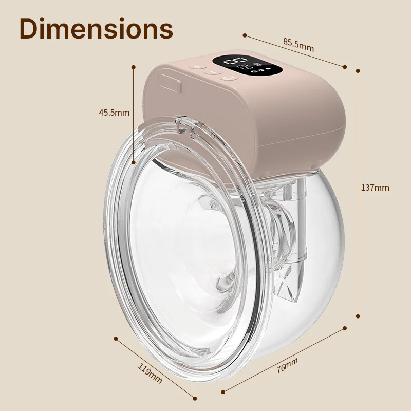 

STLF умный носимый электрический молокоотсос без рук, беспроводной двусторонний автоматический встроенный портативный молокоотсос