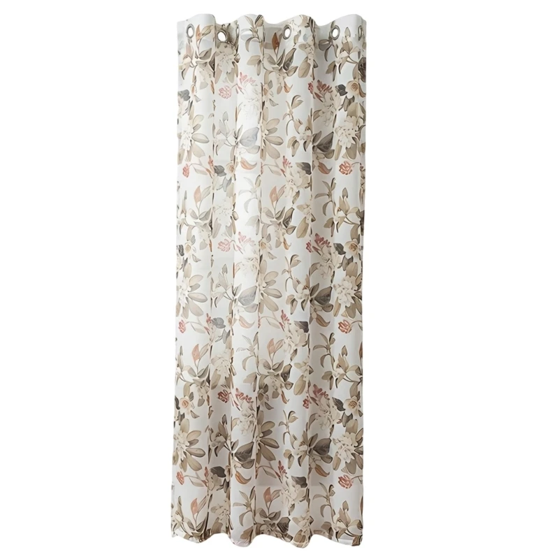 Lovely Florals Pattern Curtain 140x200cm Sunlight Filtering Home Decorations