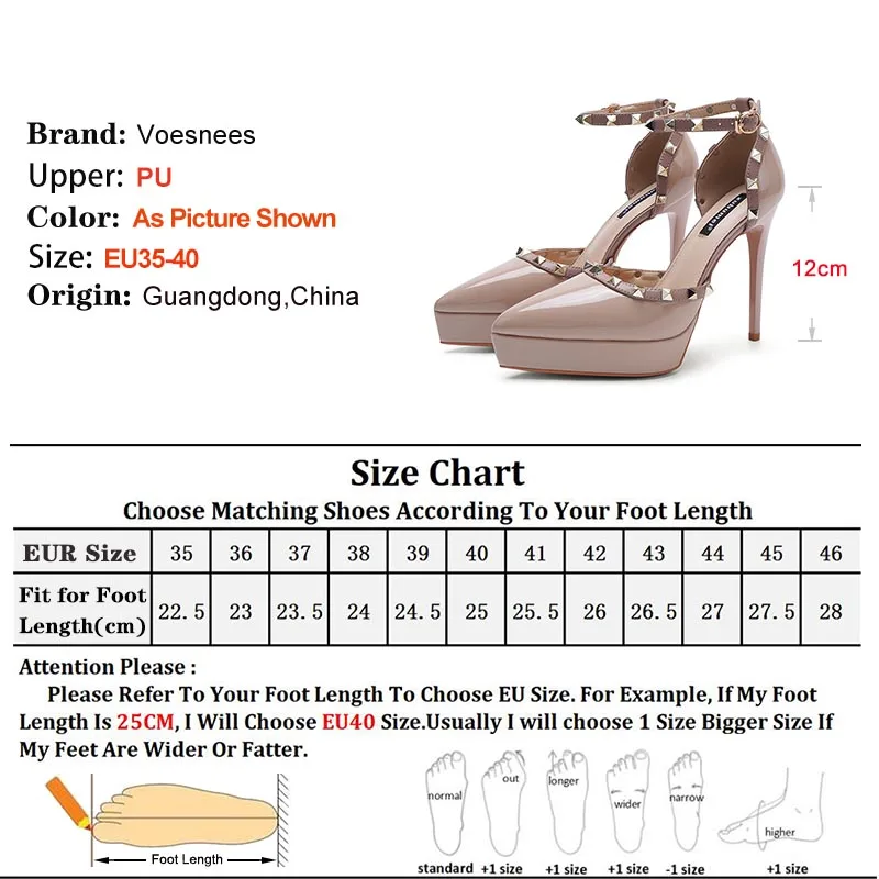 مثير خنجر المرأة الصنادل موضة مدبب تو حذا فردي للسيدات برشام تصميم الكاحل حزام عالية الكعب أحذية أنيقة أحذية سيدة الحفلات