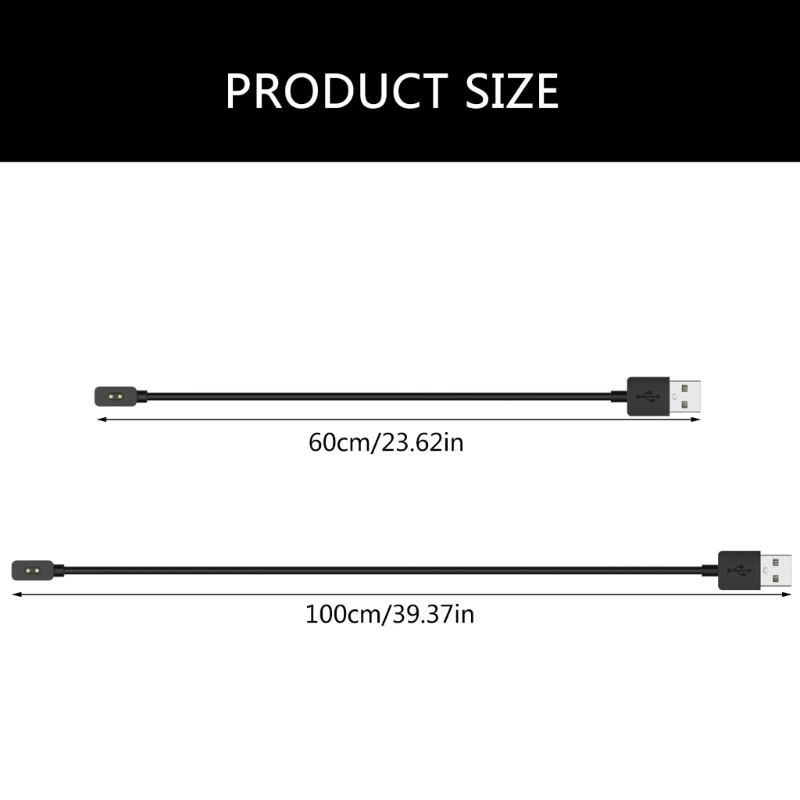 SmartBand Charging Cable for XIAO-MI Band 9 8 USB Charging Adapter Wristband Charging Cable