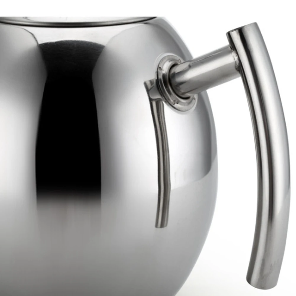 BHBL 2L Stainless Steel Teapot with Tea Strainer Teapot with Tea Infuser Teaware Sets Tea Kettle Infuser Teapot for Induction