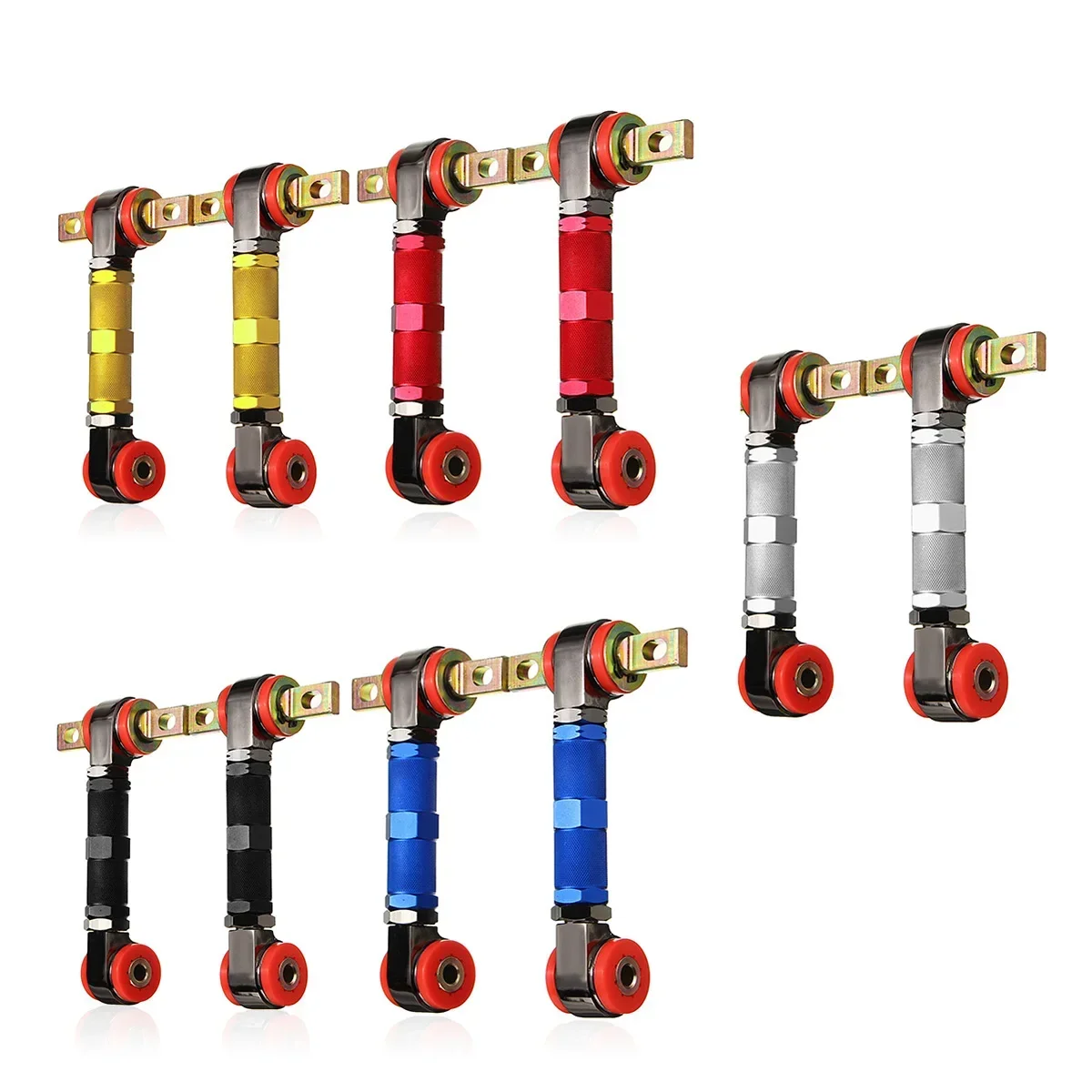Adjustable Car Rear Suspension Rear Camber Arms Kit Rear Wheel Angle Adjuster For Honda For Civic CRX del Sol For Acura Integra