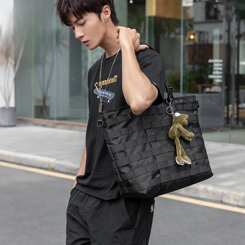Casual Shoulder Bag Men Large Capacity Totes For Men Handbag Fashion Multifunction Crossbody Sling Bag for Men Satchels Bookbag