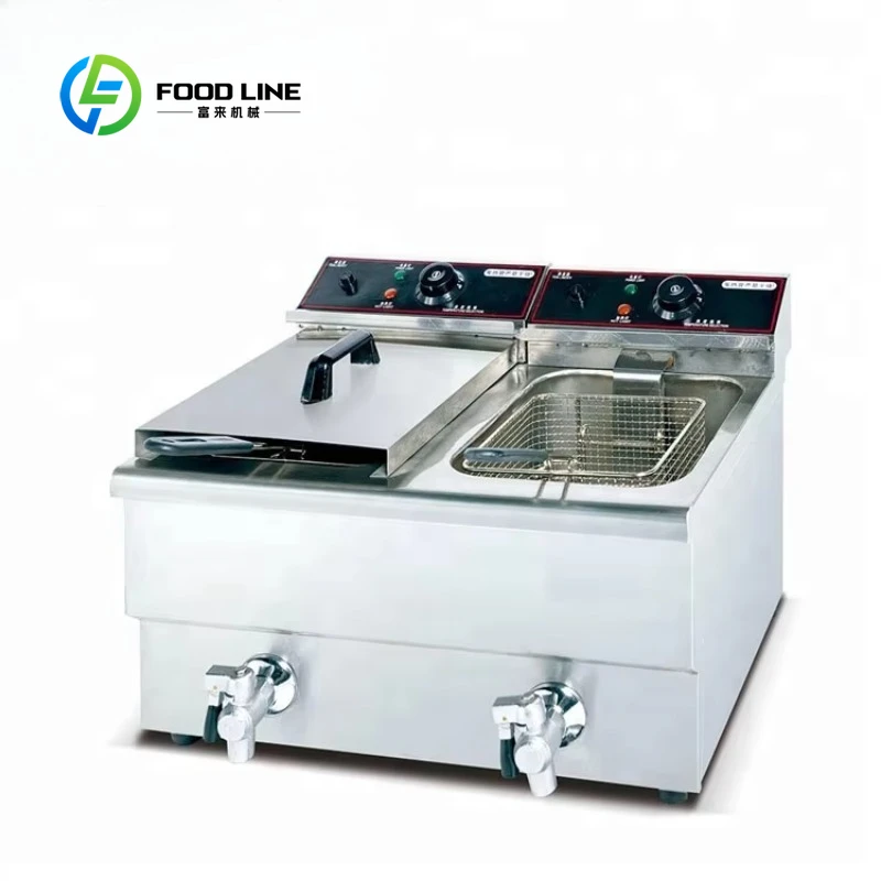 Customized size Factory direct commercial electric fryer machine potato chips and chicken wings