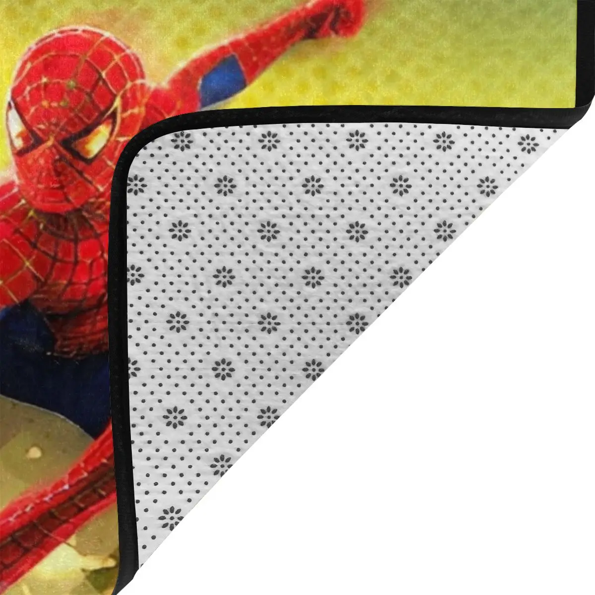 Anti Slip Kitchen Carpets Marvel Spider Man Carpet For Home Living Room Sofa Vintage Velvet Soft Floor Carpet Foot Mat