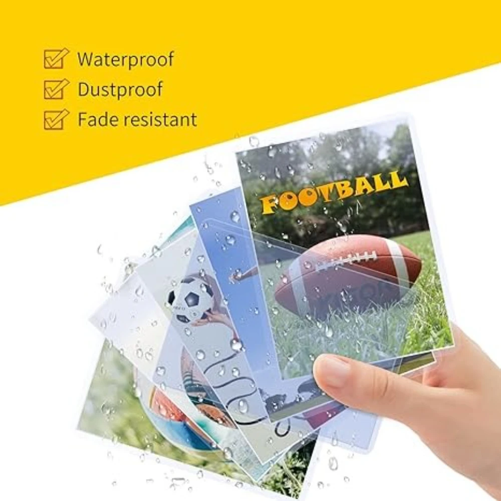 1-200Pcs 35PT Transparent Card Sleeves Hard Plastic Baseball Game Card Sleeves Protector for Collectible Sports Trading Cards view 4