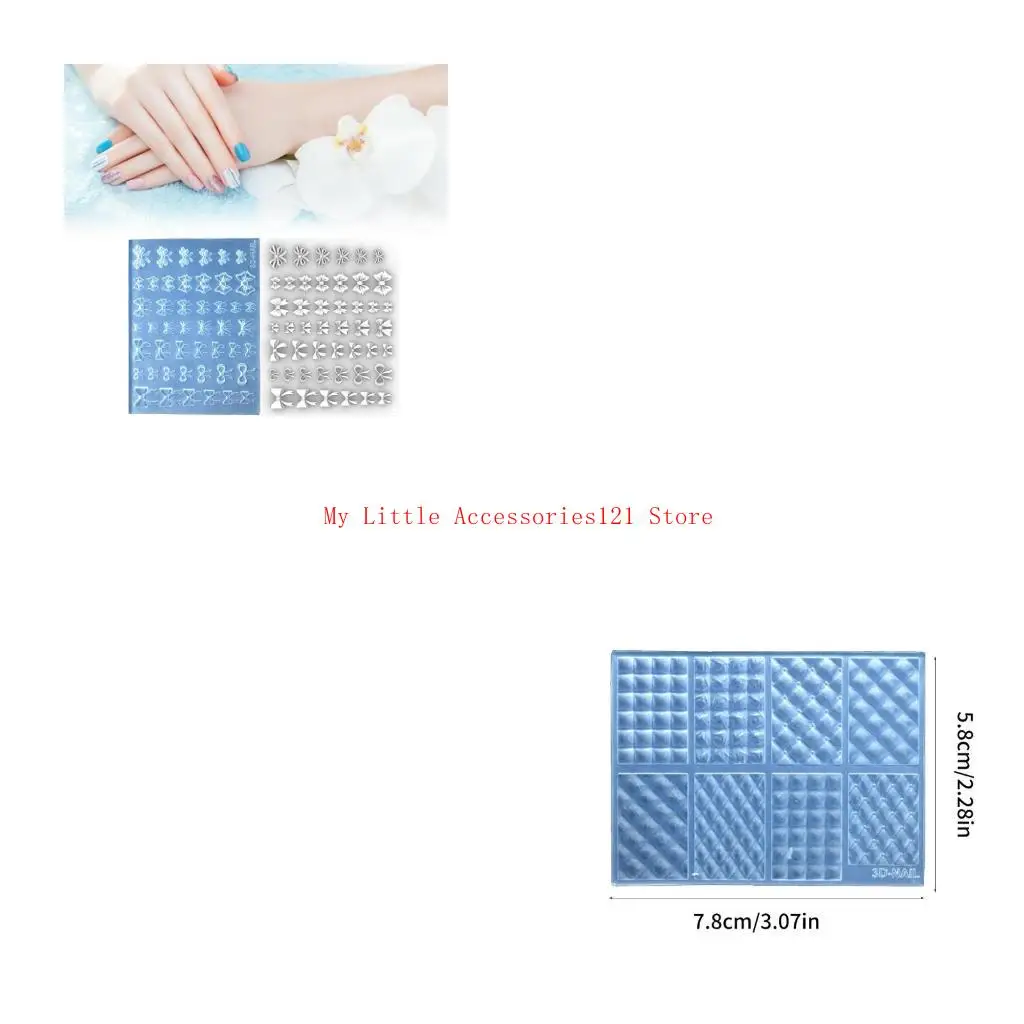 

Artistics Sturdy Silicone Mould for Pattern Making Flexible Materials Accessory with Various Lengths Sizes