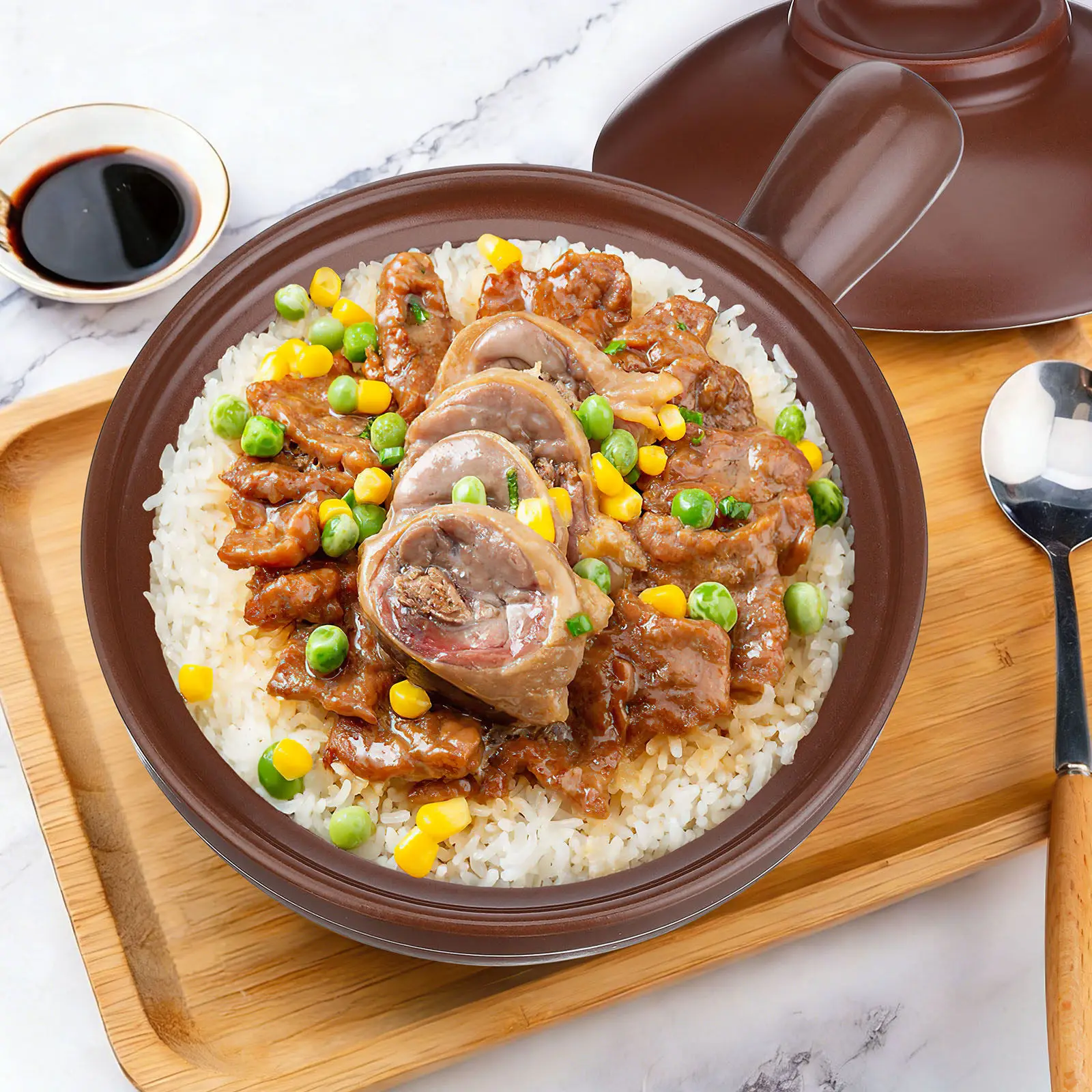 

650Ml Casserole Smooth Surface Heat Resistant Rice Casserole for Spicy Hot Pot Soup Cooking Tool Kitchen Cooking Utensil Soup