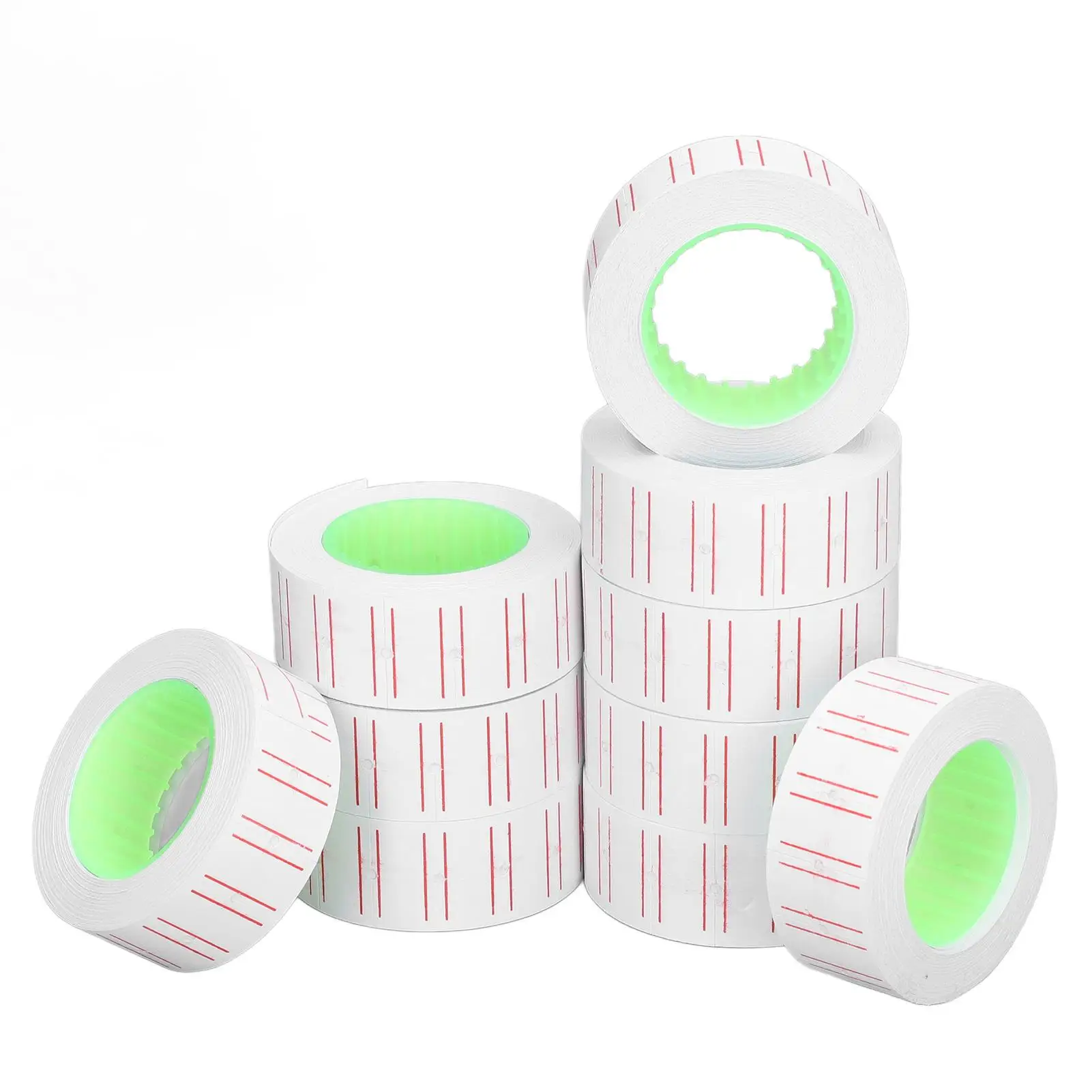 30 Rolls 15000 Labels Price Stickers for mx5500 Labeller - 21x12mm Single Row Tag Paper