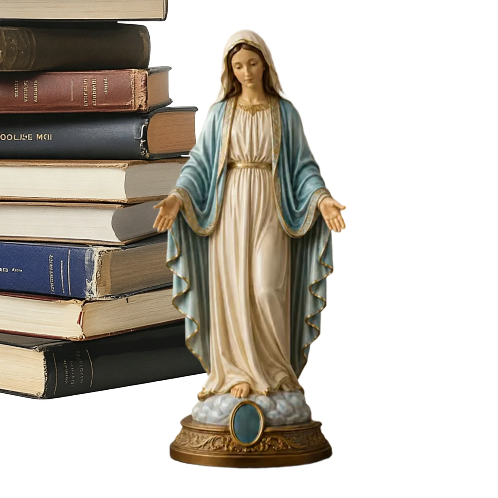 Pequenas estátuas religiosas, - Resin Craft Material avaliação e preço