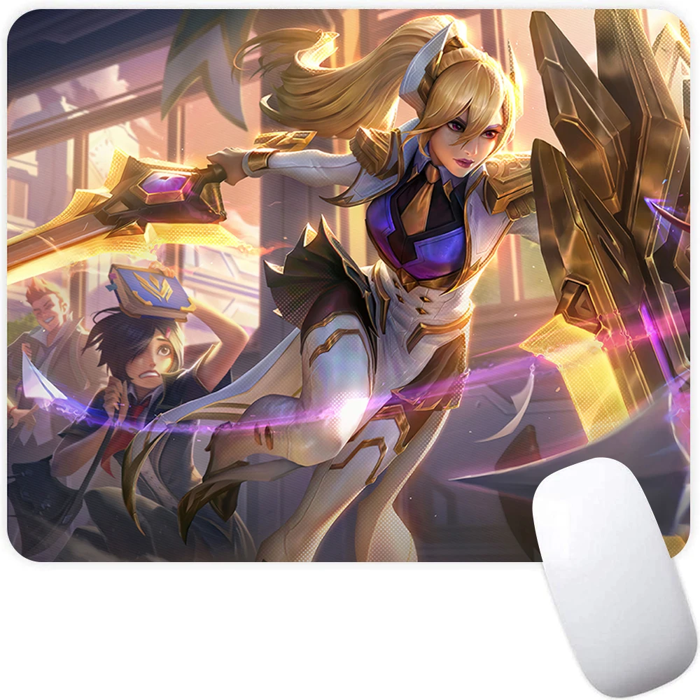 League of Legends Battle Academia Skin Small Gaming Mouse Pad Computer Mousepad PC Gamer Mouse Mat Laptop Keyboard Mat Desk Pad