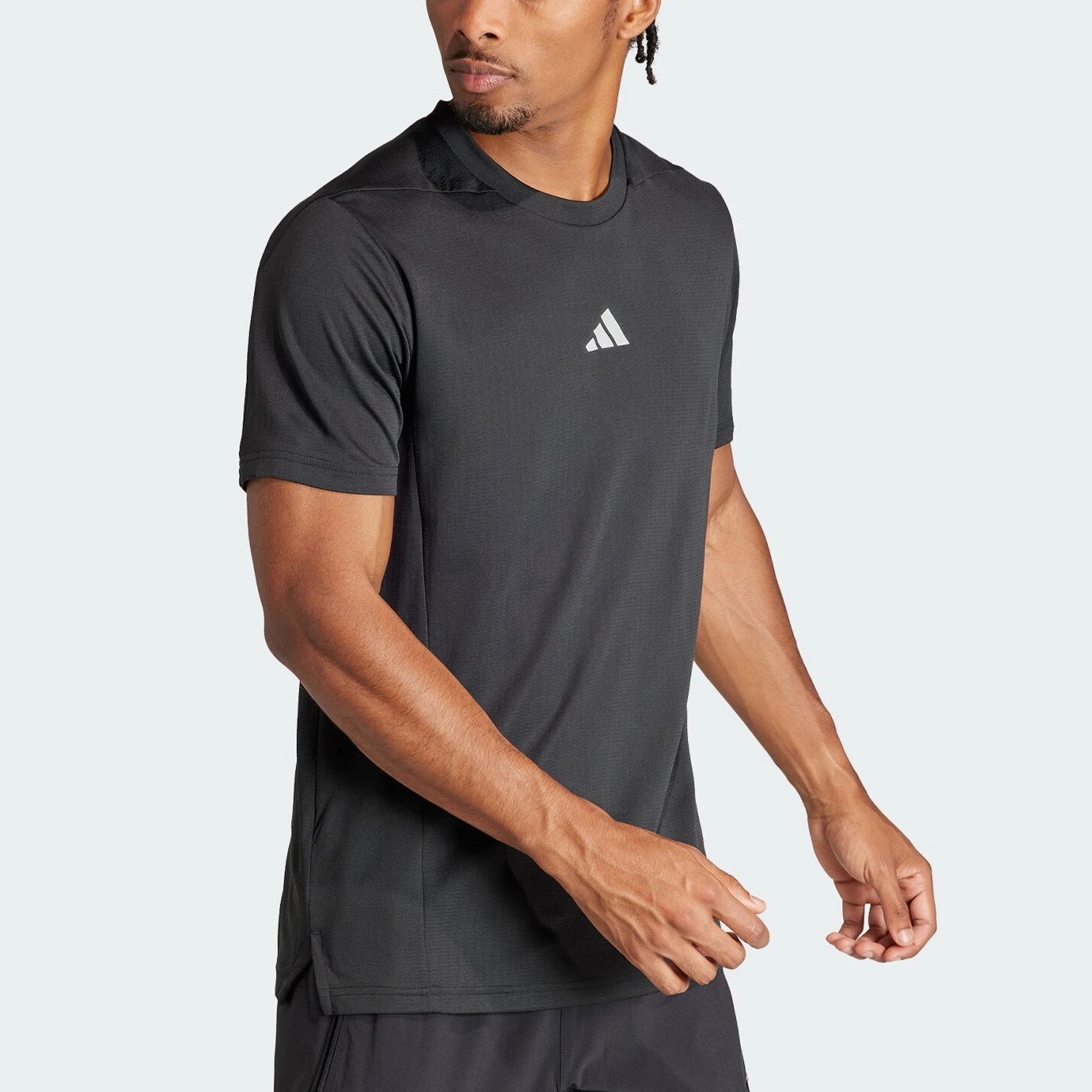 adidas-genuine-d4t-hr-tee-men's-round-neck-breathable-fitness-short-sleeved-shirt-is3739